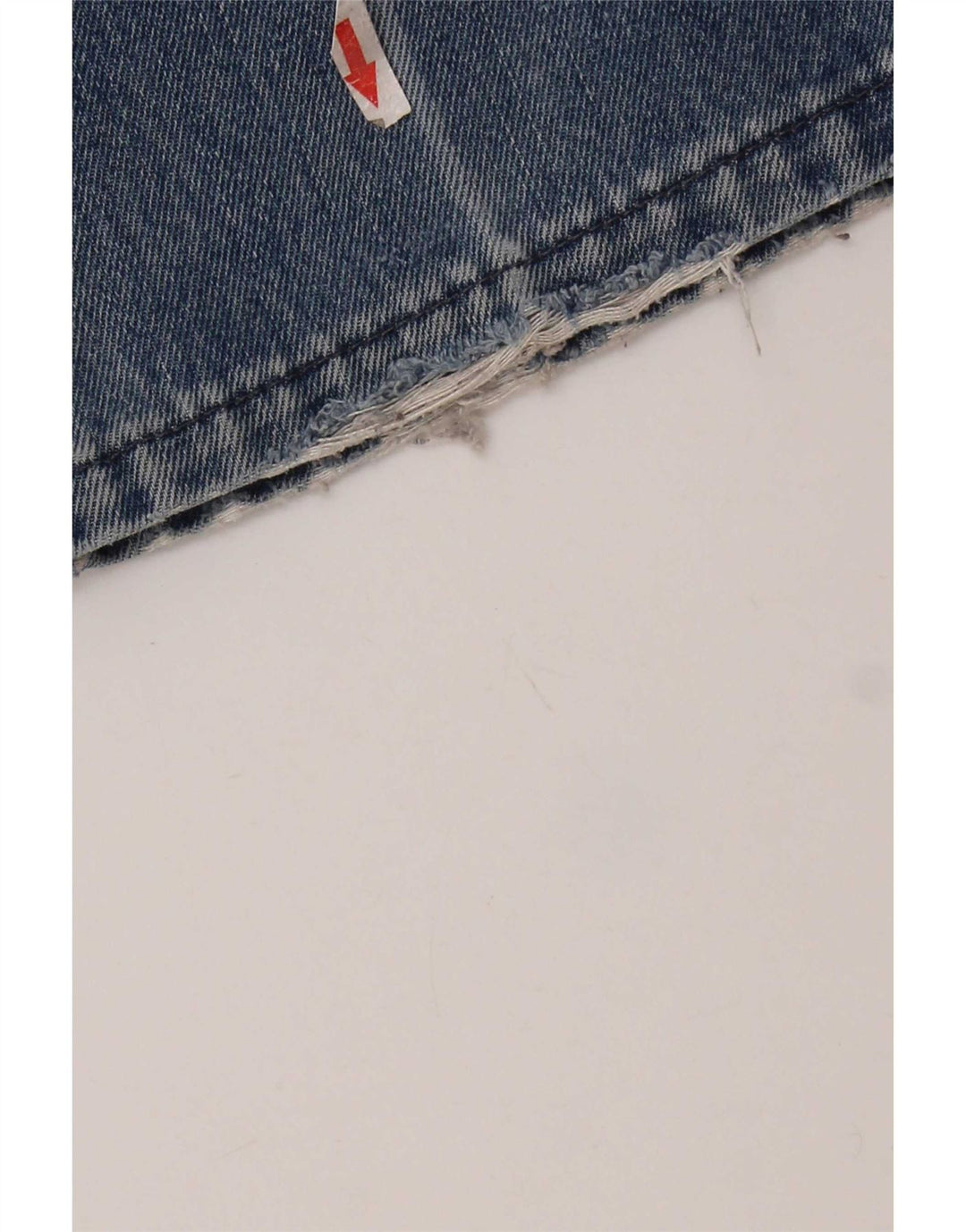 Jeans dritti effetto invecchiato da donna Levi's W28 L32 cotone blu