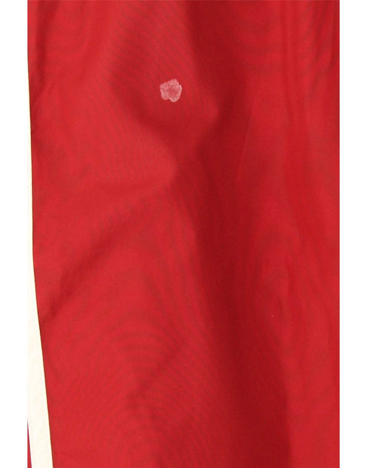 Pantaloni da tuta da uomo Adidas Joggers poliestere rosso medio