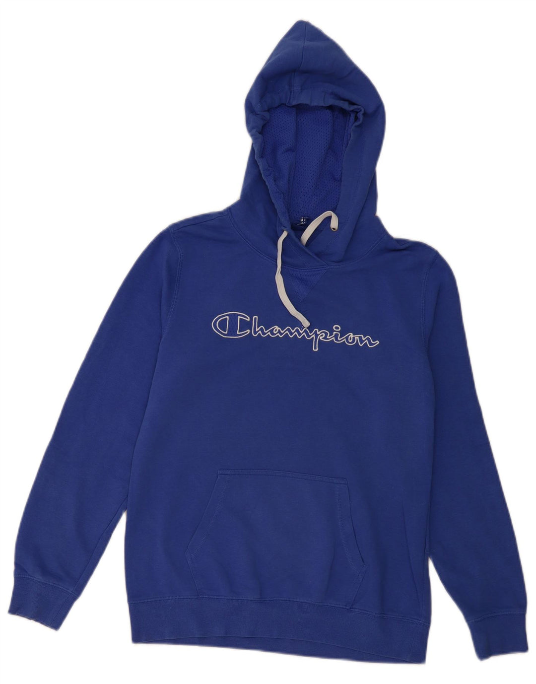 Maglione con cappuccio grafico da donna CHAMPION UK 16 grande blu