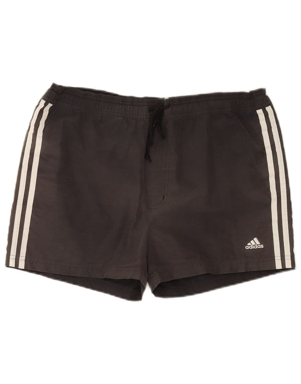 Costume da bagno uomo Adidas medio cotone nero