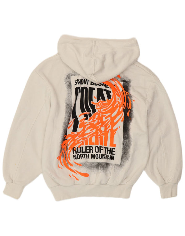 Felpa con cappuccio grafica Frozen da donna ZARA UK 10 piccola bianca