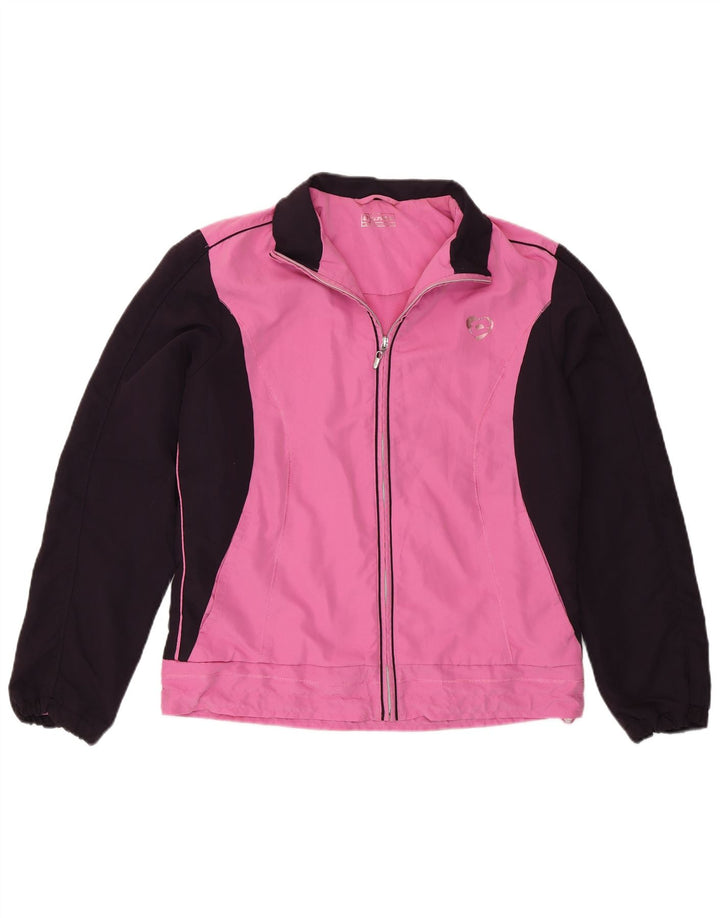 Giacca a vento da donna Lotto UK 14 Poliestere color block rosa medio
