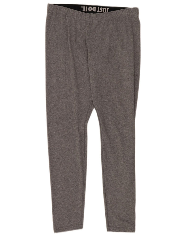 Leggings grafici da donna Nike UK 14 grandi grigi screziati