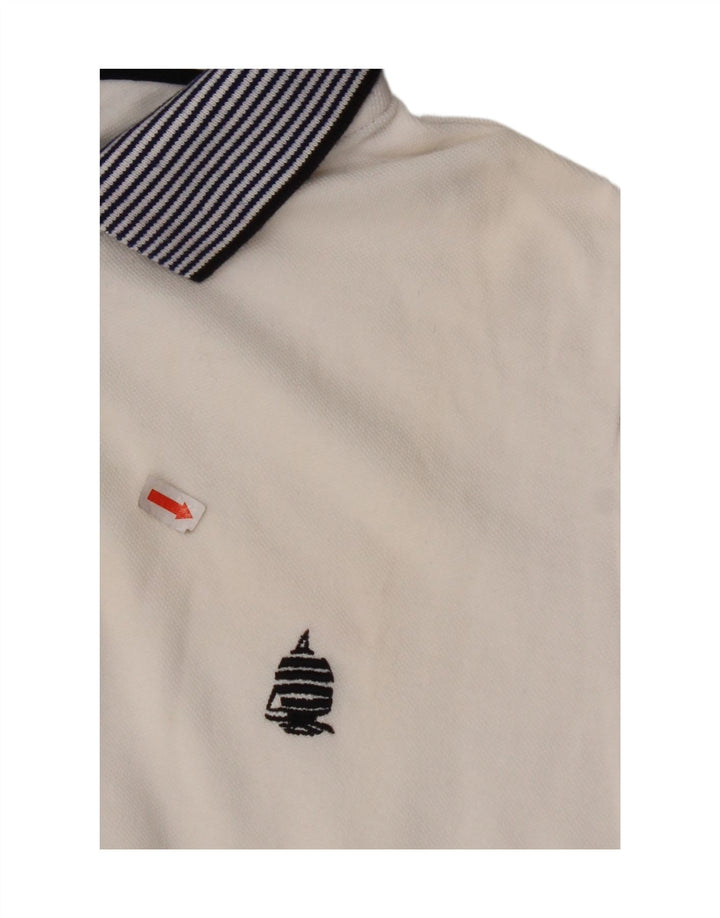 Polo da donna MARINA YACHTING UK 16 Large in cotone color block bianco