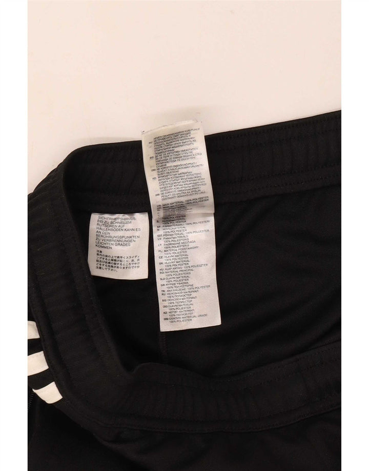 Pantaloni da tuta Adidas Climalite da uomo piccoli in poliestere nero