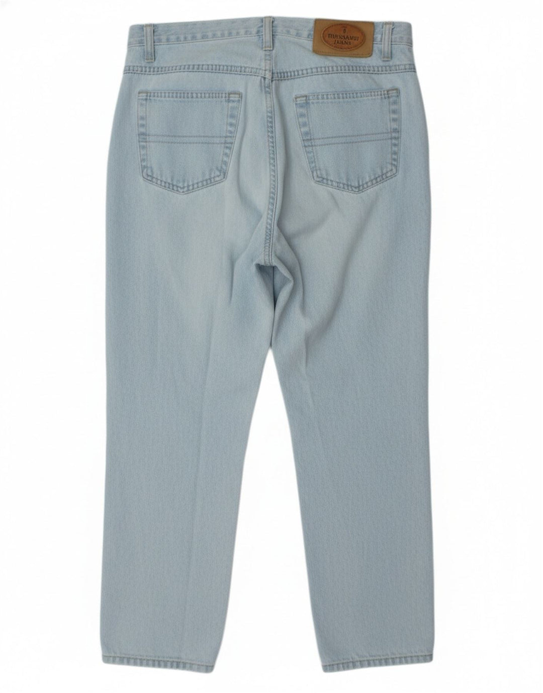 Jeans Cropped Uomo Trussardi W34 L25 Cotone Blu