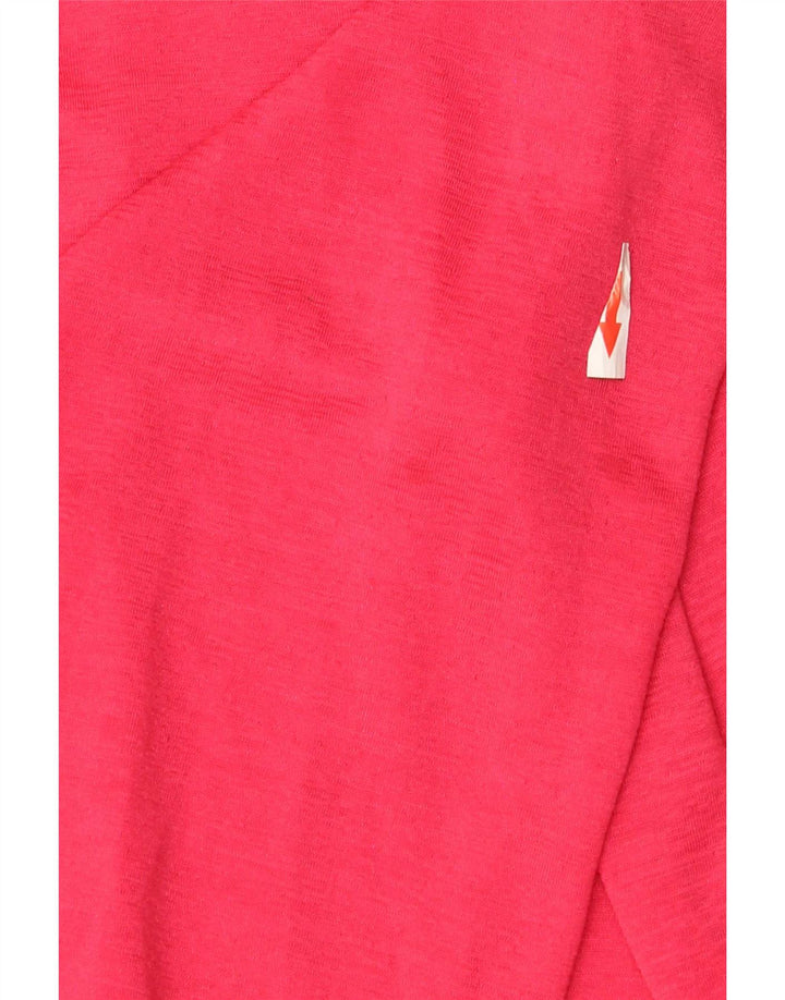 Camicetta camicia vintage da donna vestibilità ampia IT 44 rosa medio
