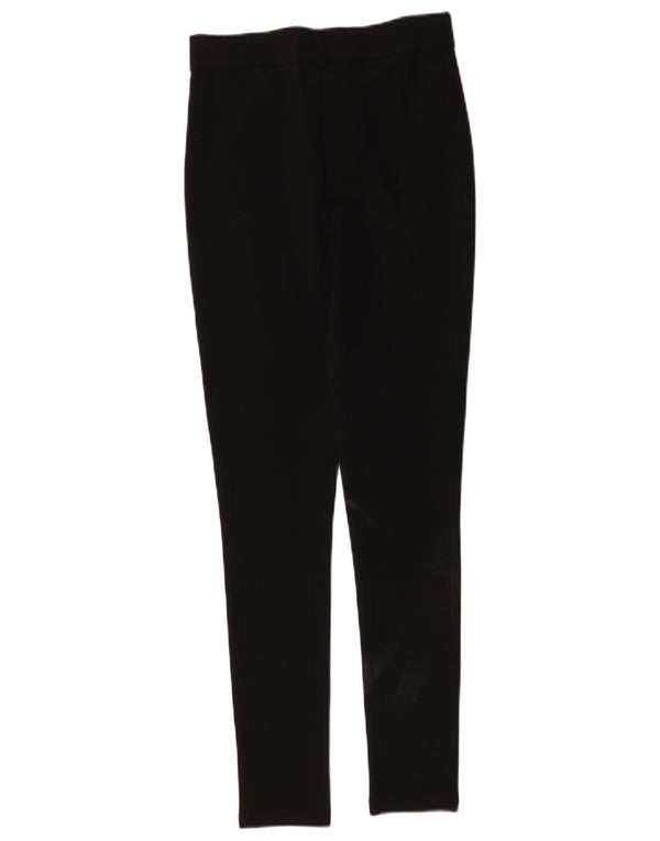 Pantaloni casual skinny da donna Zara Small W26 L27 Viscosa nera