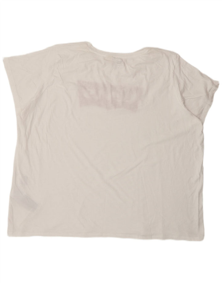 T-shirt grafica da uomo Levi's Top 3XL cotone bianco