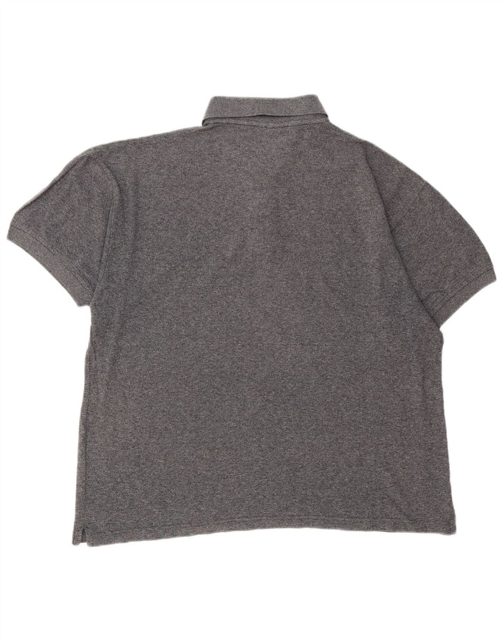 Champion Mens Polo Shirt Large Grey Cotton