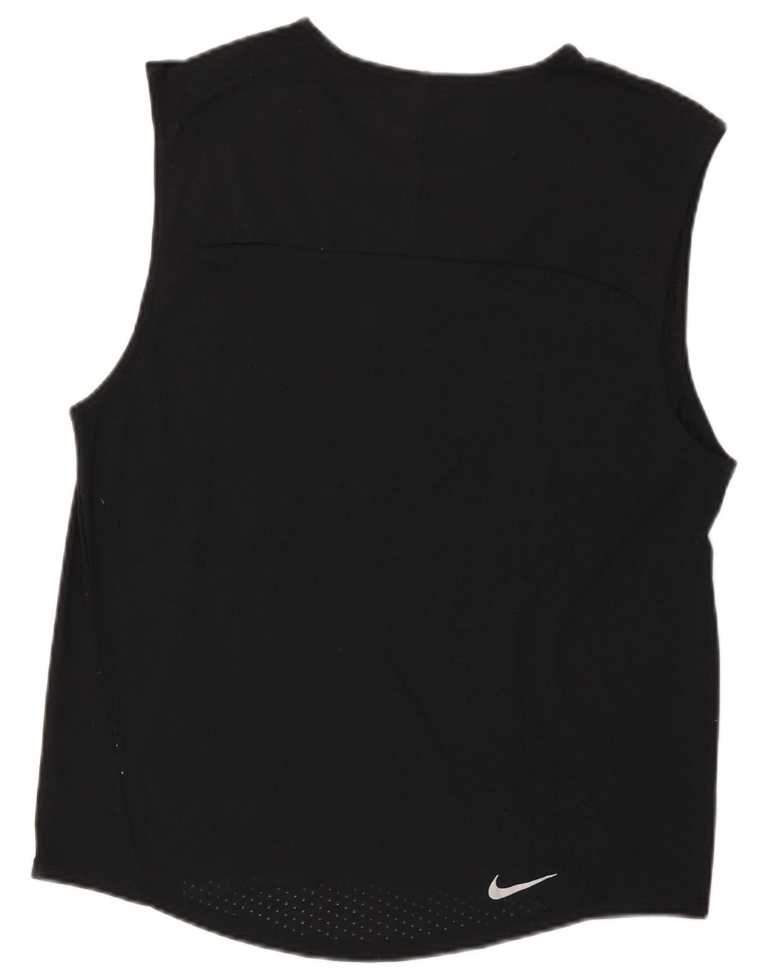 Canotta Nike Dri Fit da uomo, poliestere medio nero