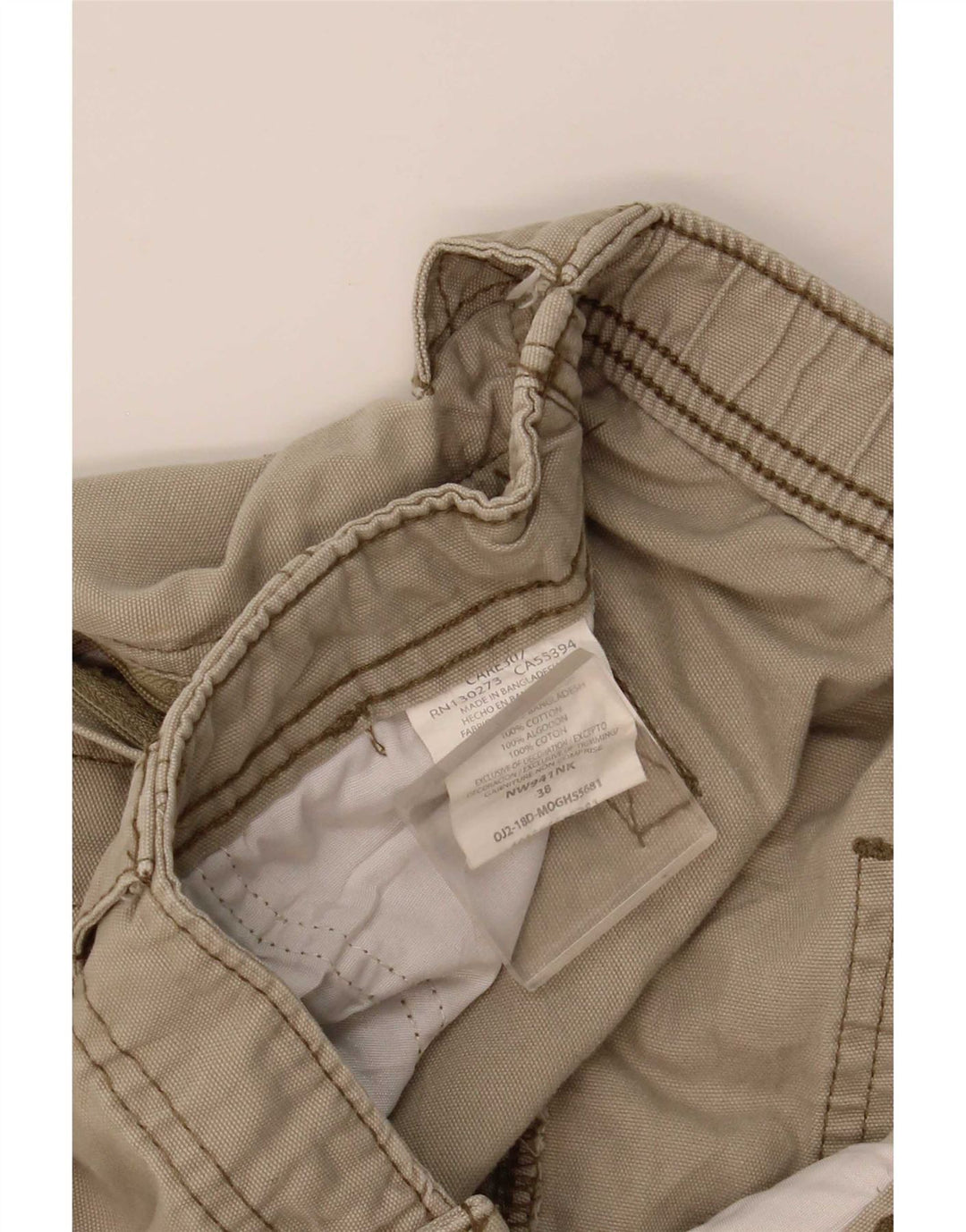 Pantaloncini cargo da uomo Wrangler W38 XL in cotone beige