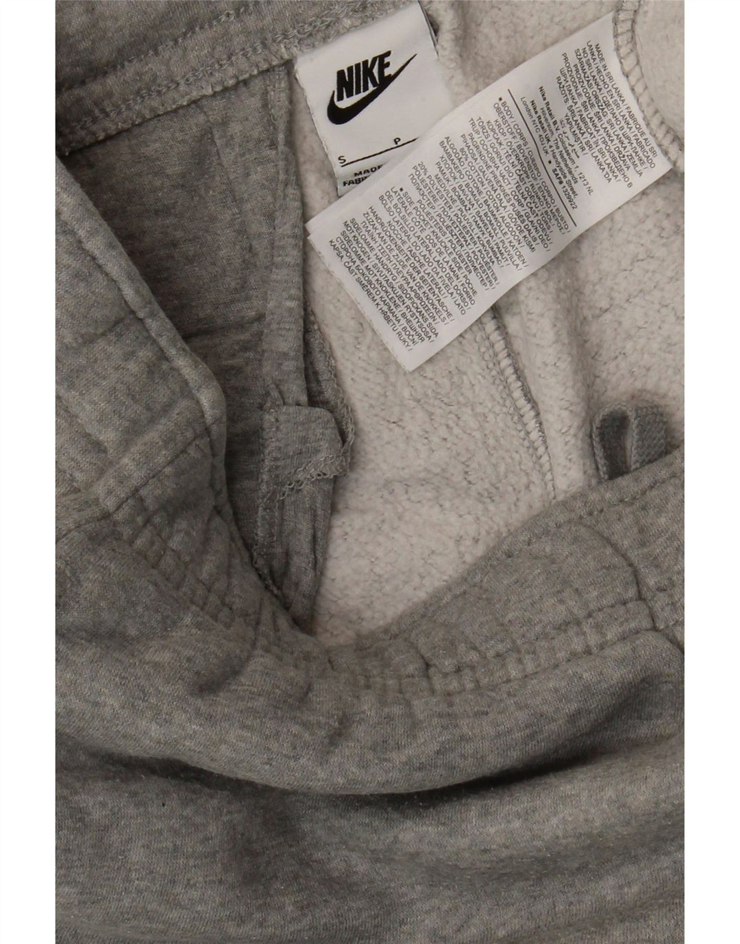 Pantaloni da tuta da uomo Nike Joggers piccoli in cotone chiazzato grigio