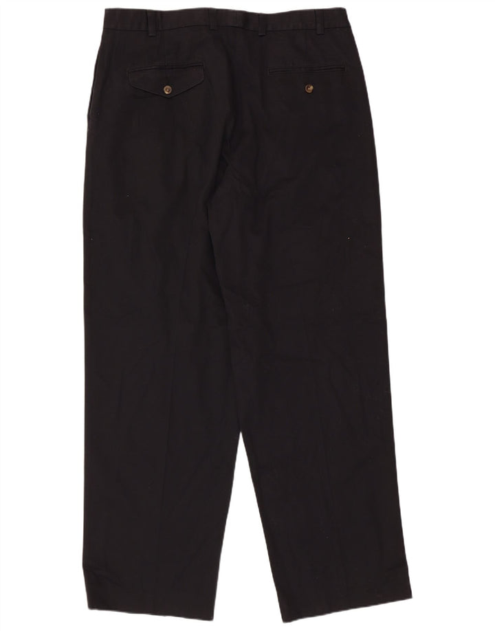 Pantaloni casual da uomo L.L.Bean W37 L32 in cotone nero