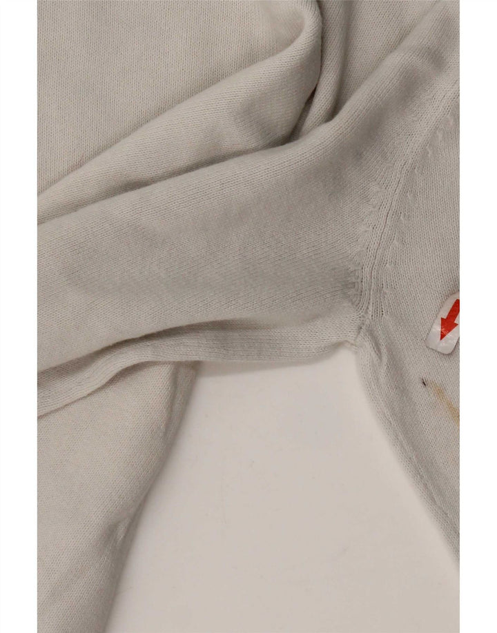 Maglione girocollo da donna North Sails UK 14 Cotone grigio medio