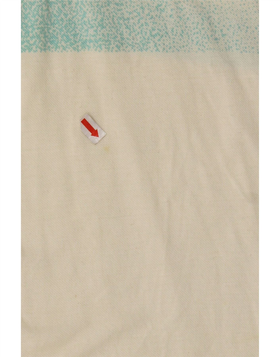 SERGIO TACCHINI Polo da uomo piccola in cotone a righe bianco sporco