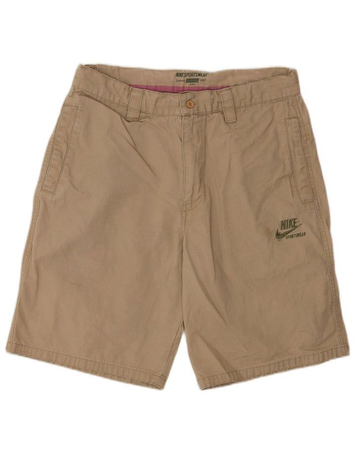 Pantaloncini chino Nike da uomo piccoli W29 in cotone beige
