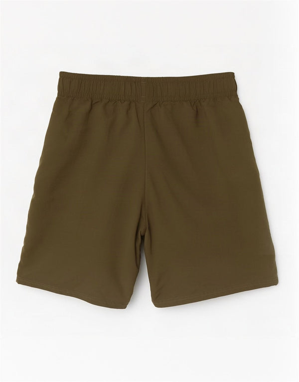 Pantaloncini sportivi grafici da uomo Under Armour piccoli in poliestere verde