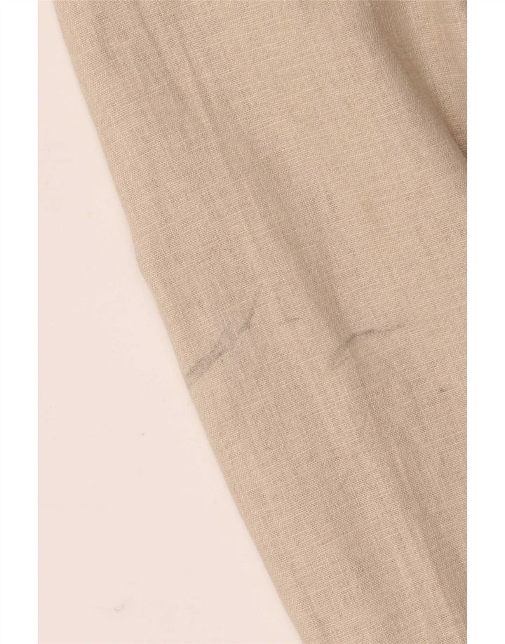 Giacca blazer a 5 bottoni da donna Marks & Spencer UK 10 piccola lino beige
