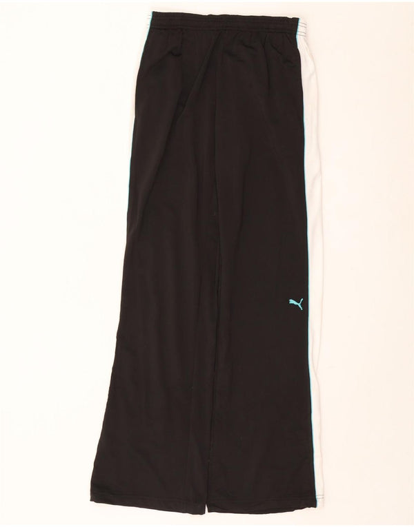 Pantaloni da tuta da donna PUMA UK 14 Large Nero Poliestere a blocchi di colore