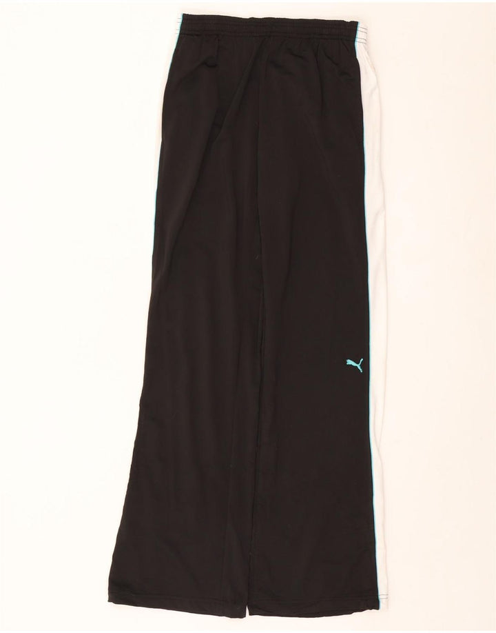Pantaloni da tuta da donna PUMA UK 14 Large Nero Poliestere a blocchi di colore