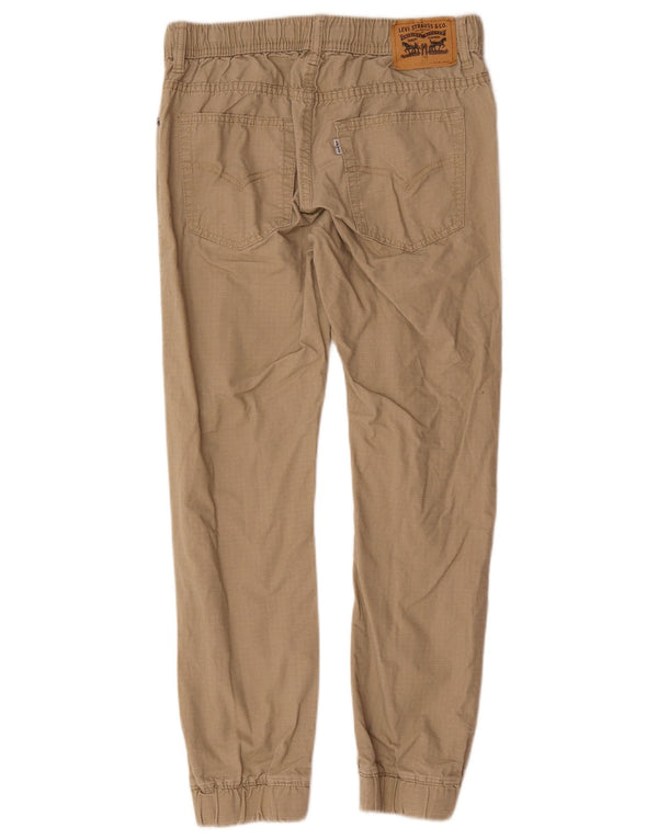Levi's Ragazzi Pantaloni da jogging Pantaloni casual 12-13 anni Large W28 L27 Cotone beige