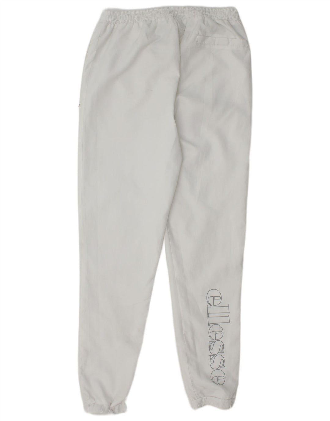 ELLESSE Pantaloni da tuta da uomo Joggers piccoli poliestere bianco