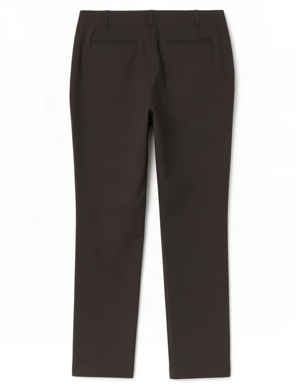 Pantaloni chino slim da donna Boden UK 18 XL W36 L32 cotone nero