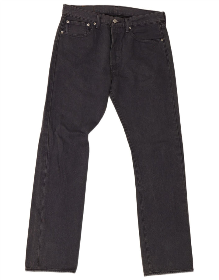Levi's Uomo 501 Jeans dritti W32 L32 Cotone grigio