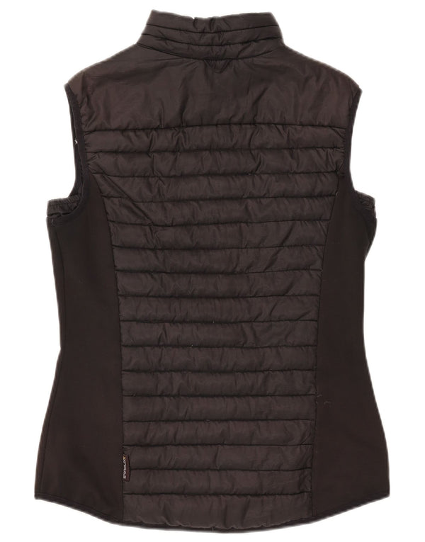 Gilet imbottito da donna Jack Wolfskin UK 12 medio poliestere nero