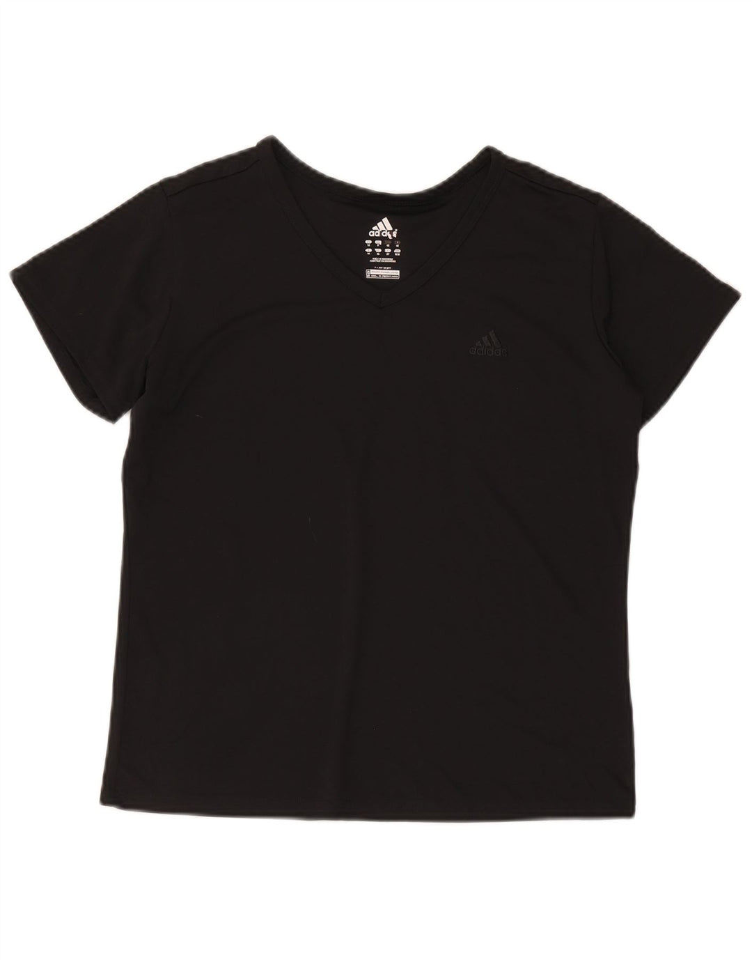 T-shirt da donna Adidas Top UK 14 Medium Nero Poliestere