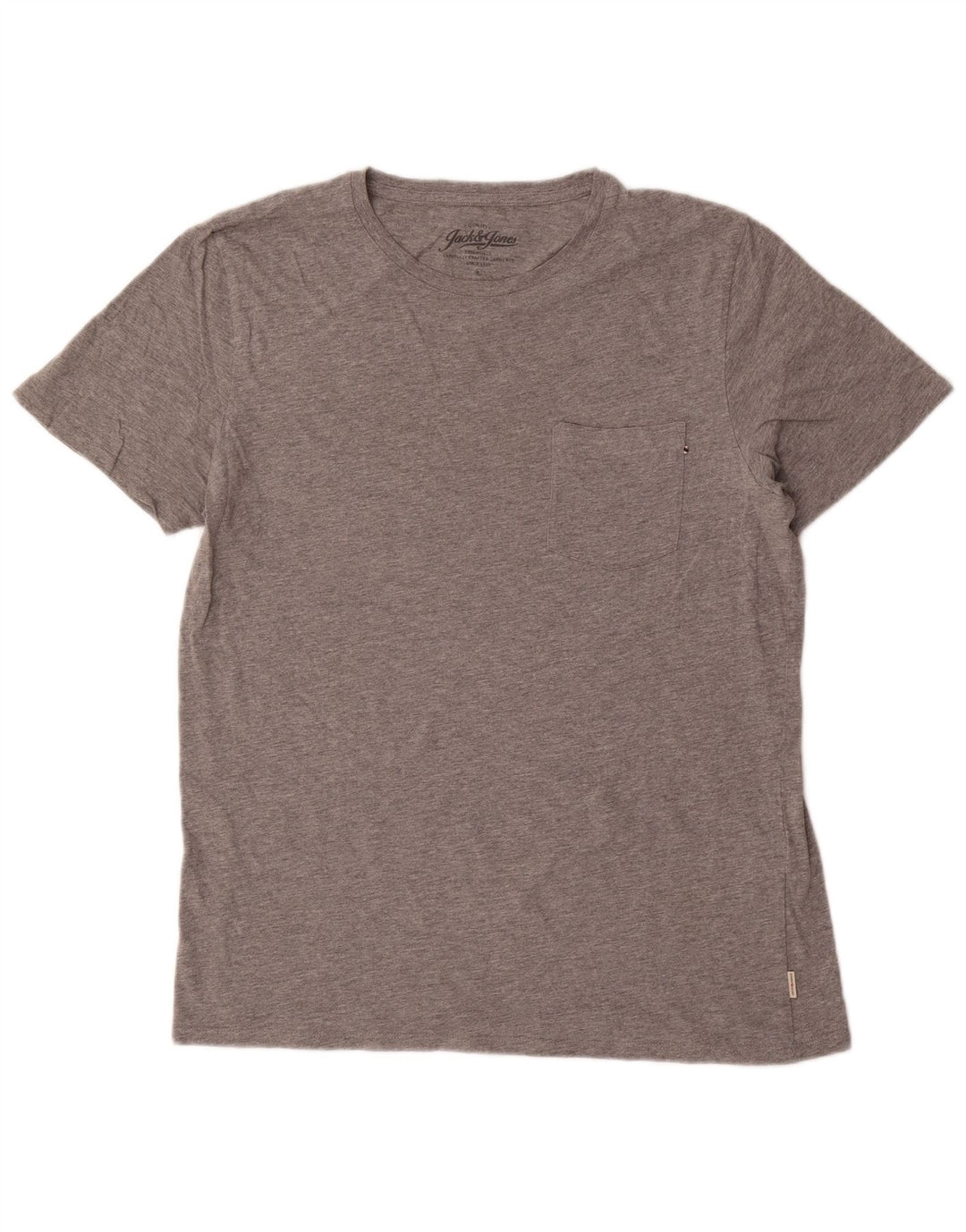 T-shirt da uomo Jack & Jones Top XL in cotone grigio