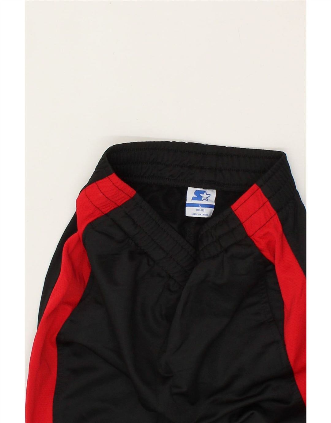 STARTER Boys Tracksuit Trousers 10-11 Years Large Black Colourblock Vintage Starter and Second-Hand Starter from Messina Hembry 
