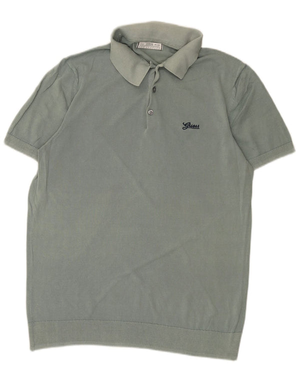 Guess Maglione da uomo a maniche corte con collo a polo XL Verde