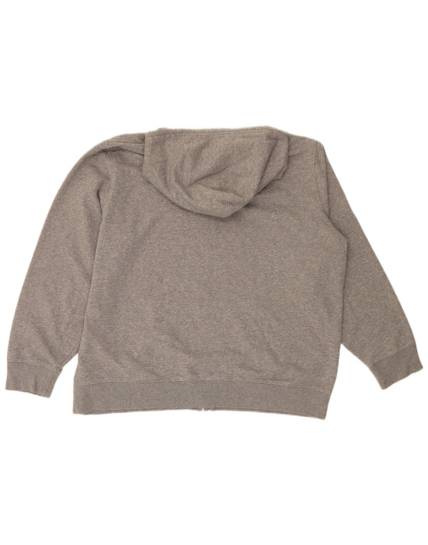 Felpa con cappuccio e zip da uomo LEVI'S XL in cotone grigio