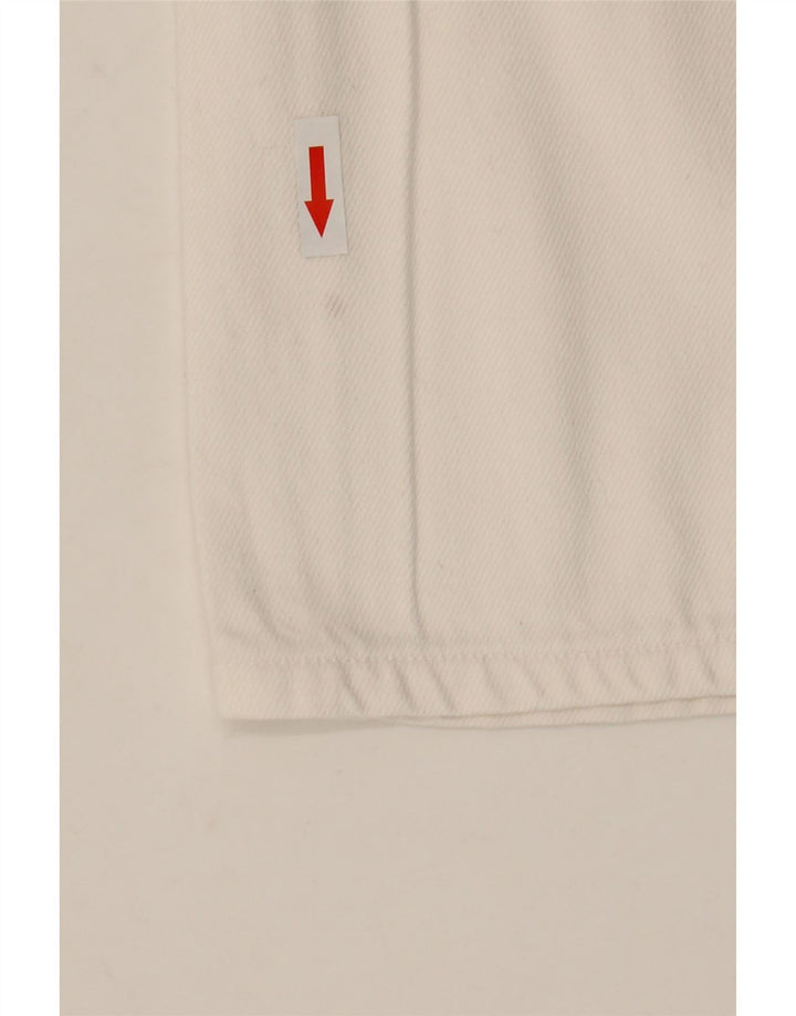 Jeans LEE Stella a gamba larga da donna W27 L27 in cotone bianco