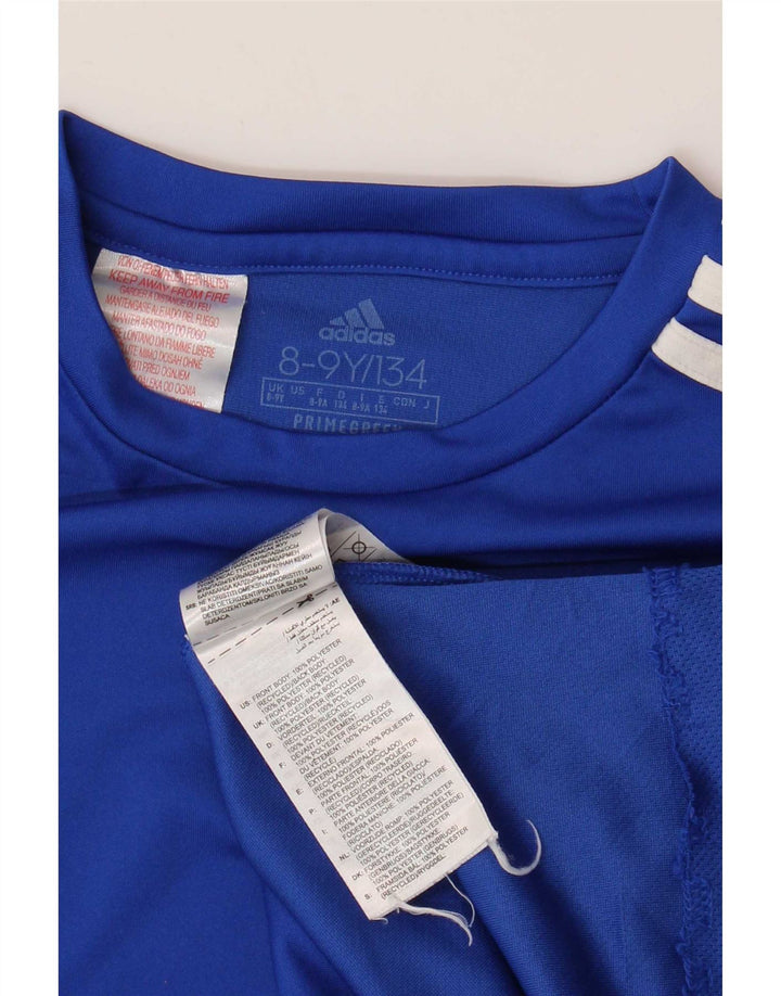 Maglietta Adidas Aeroready da ragazzo, 8-9 anni, in poliestere blu
