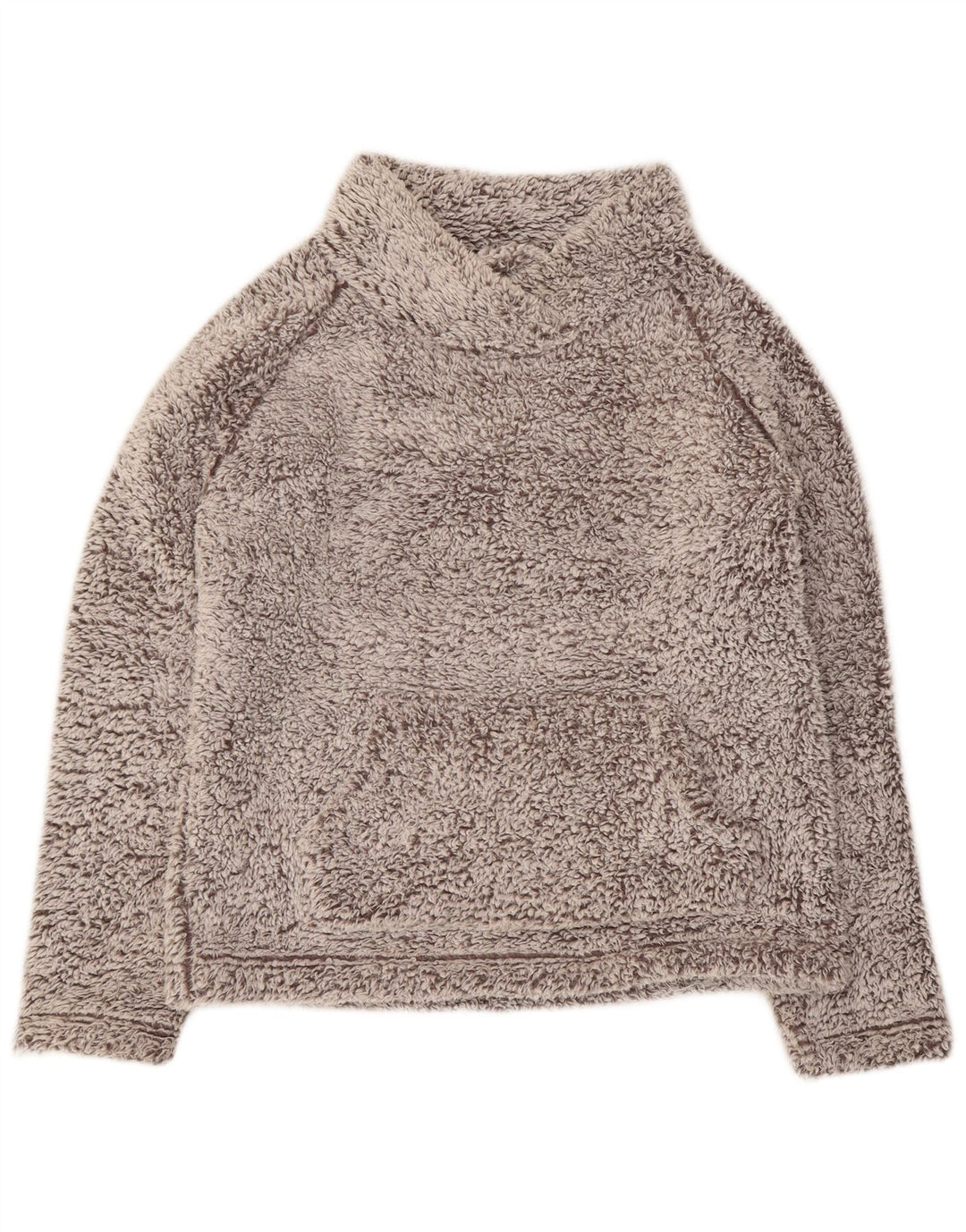Maglione in pile oversize da donna John Lewis UK 10 piccolo poliestere grigio