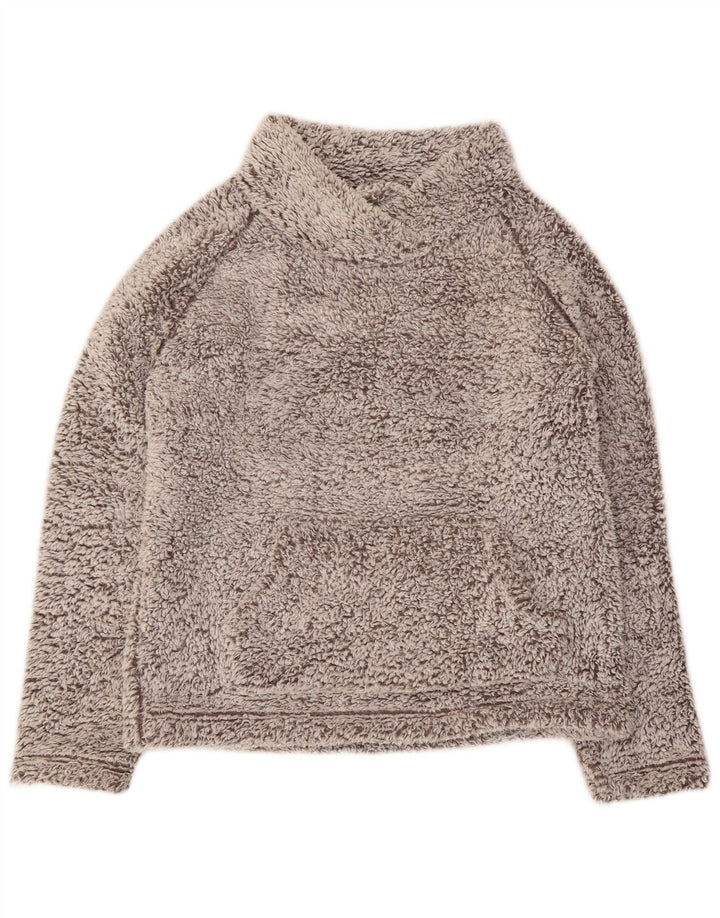 Maglione in pile oversize da donna John Lewis UK 10 piccolo poliestere grigio