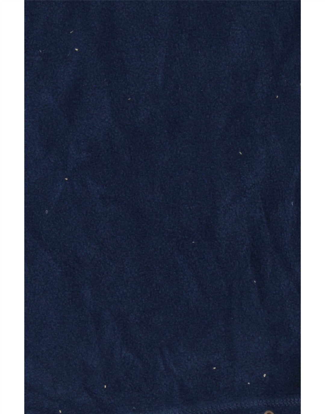 Maglione in pile da uomo Asics con zip e collo XL in poliestere blu navy