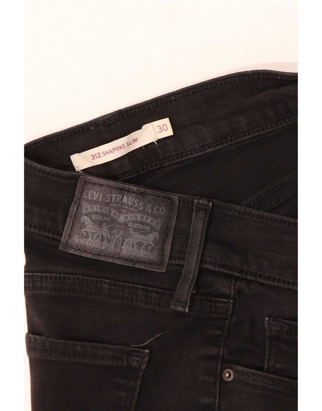 Jeans Levi's 312 modellanti slim da donna W30 L30 neri