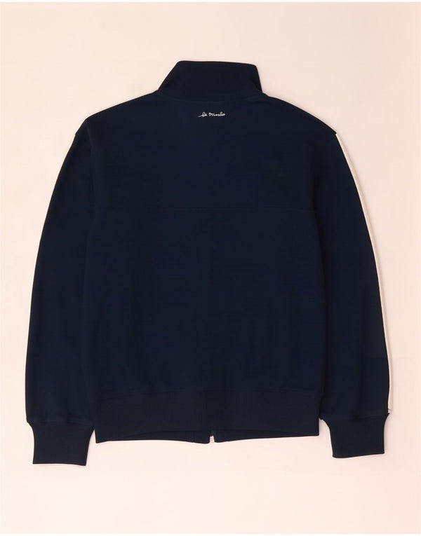 Giacca da tuta da uomo Adidas UK 38/40 Medium Blu Navy Poliestere