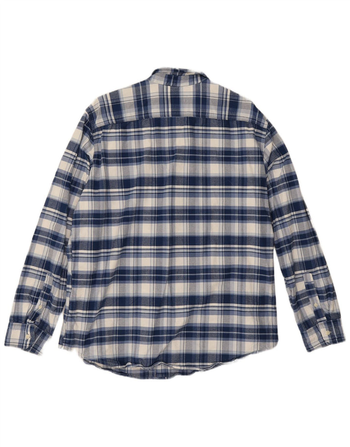 Camicia Levi's da uomo in flanella standard XL in cotone a quadri blu