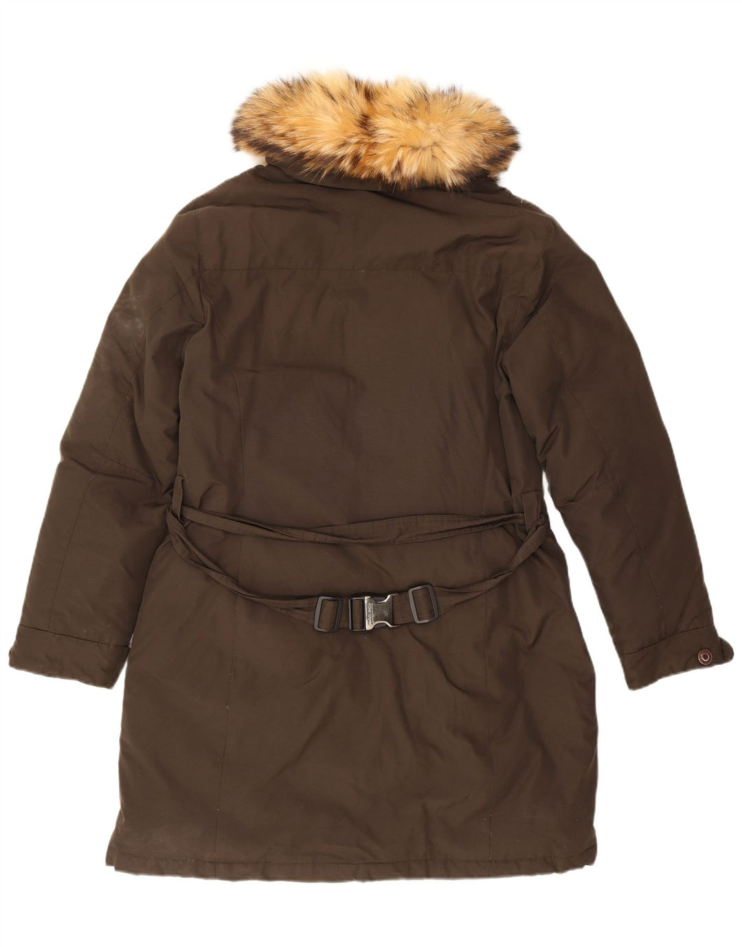 Cappotto imbottito da donna Woolrich UK 20 2XL Cotone kaki