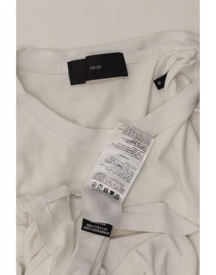 Liu Jo T-Shirt Uomo Top Media Cotone Bianco