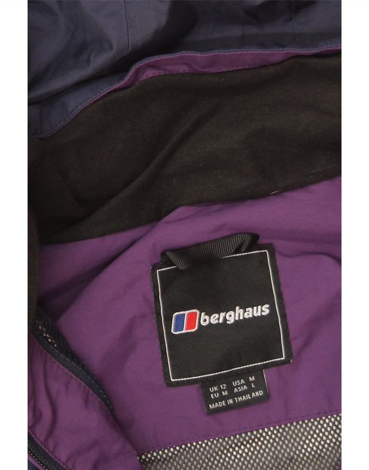 Giacca antipioggia da donna Berghaus Gore-Tex con cappuccio UK 12 medio blu navy