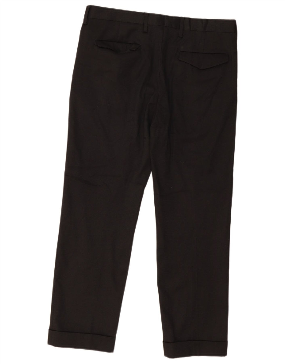 Pantaloni chino dritti da uomo ZARA EU 40 medio W31 L28 poliestere nero