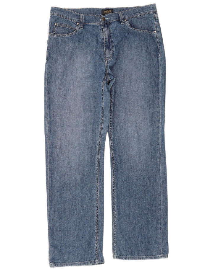 Jeans dritti da uomo Joop W38 L32 cotone blu