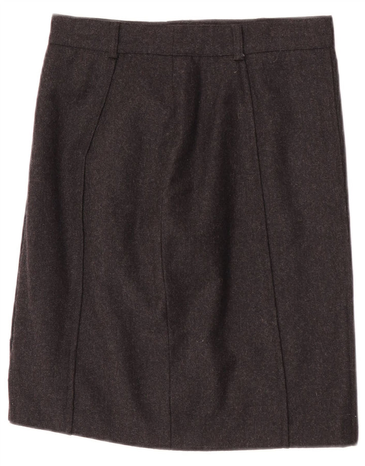 Gonna dritta vintage da donna W26 piccola grigia