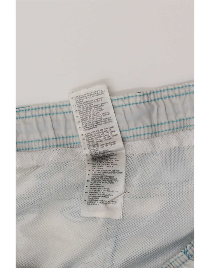 Pantaloncini da bagno da uomo Adidas XL blu floreale in poliestere